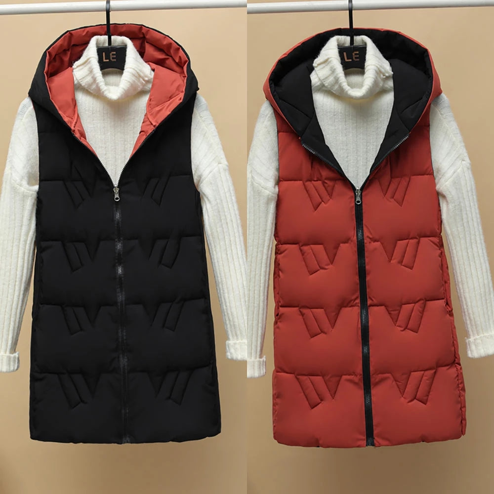 Double sided warm cotton vest