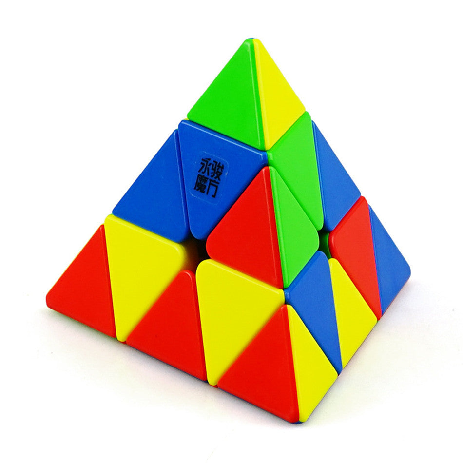 Magic pyramid cube magnet toy