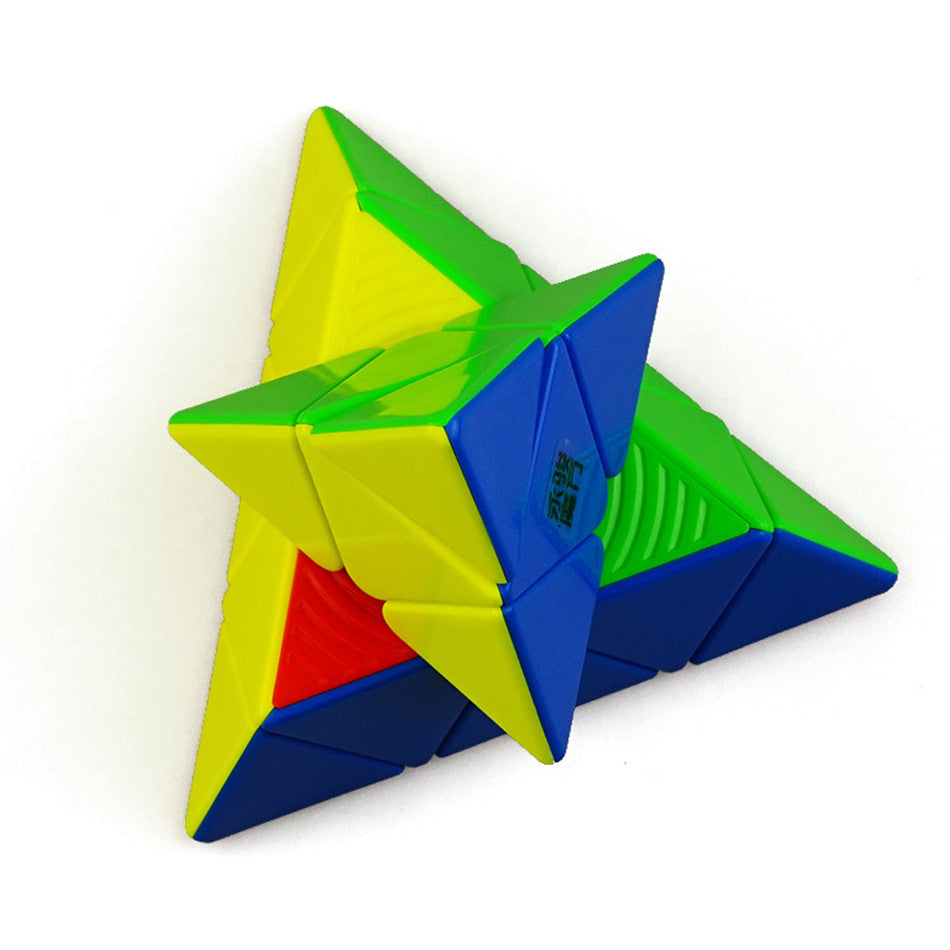 Magic pyramid cube magnet toy