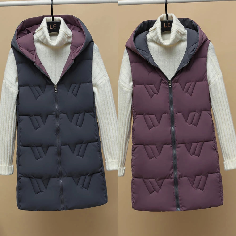 Double sided warm cotton vest