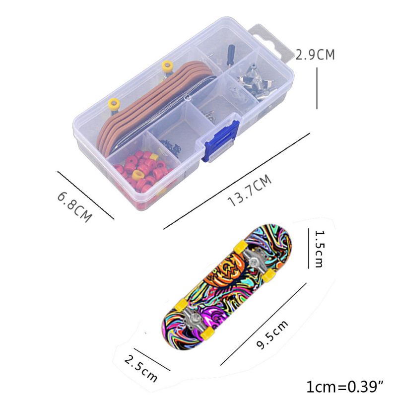 Plastic Mini finger skateboard desktop game