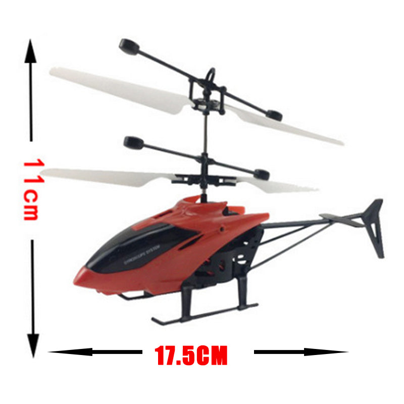 Flying Aircraft Sensor Helicopter Induction Glowing Toy