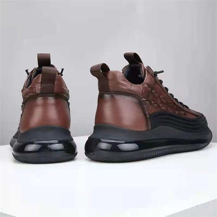 Men's Casual Cowhide Air Cushion Shoes