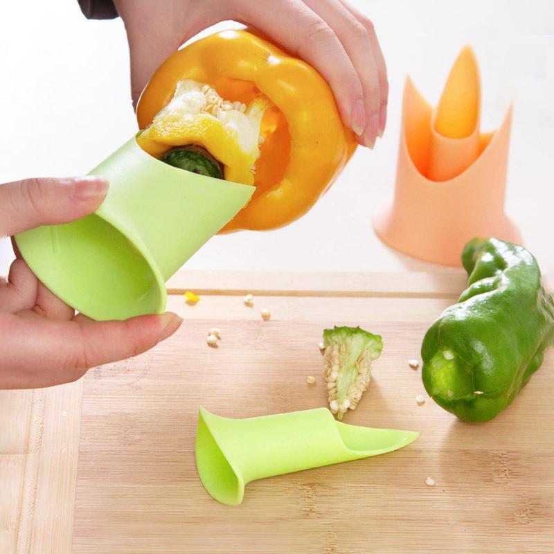 Multi-Functional Pepper Corer