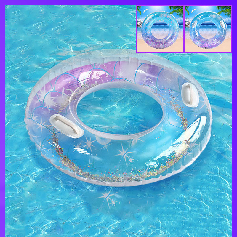 Mermaid adult swimming lifebuoy