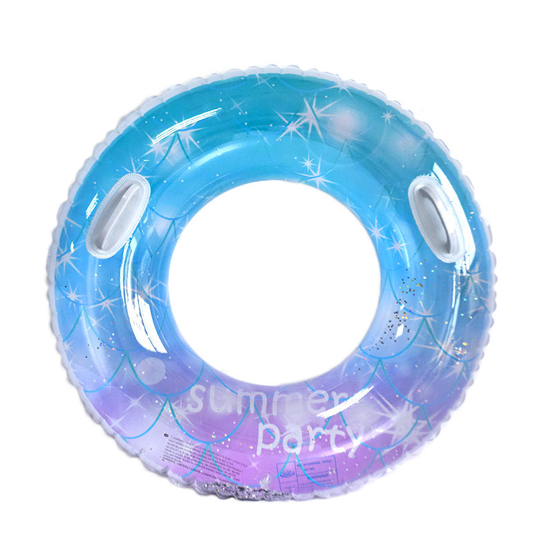 Mermaid adult swimming lifebuoy