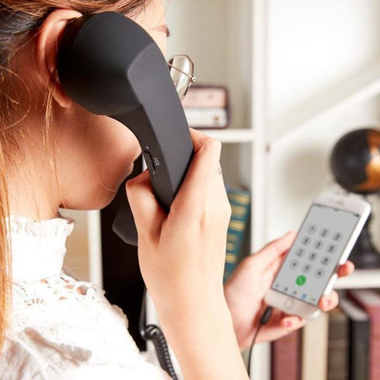 Retro Telephone Handset For Mobile Phone