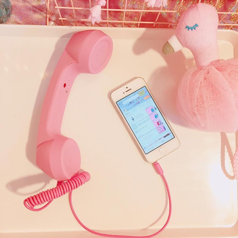 Retro Telephone Handset For Mobile Phone