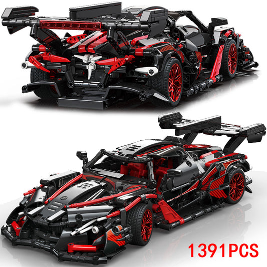 Sports car building block model children's toy