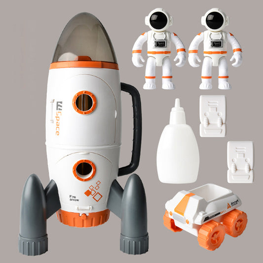 Rocket, spray space rocket booster electronic toys