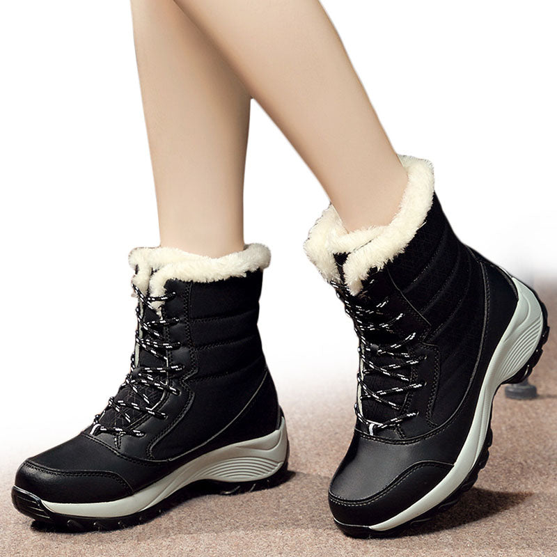 Snow plush warm waterproof boots