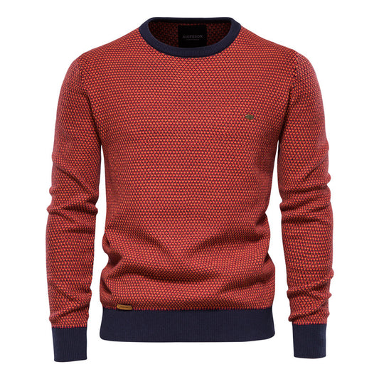 Splice pullover casual knitting sweater