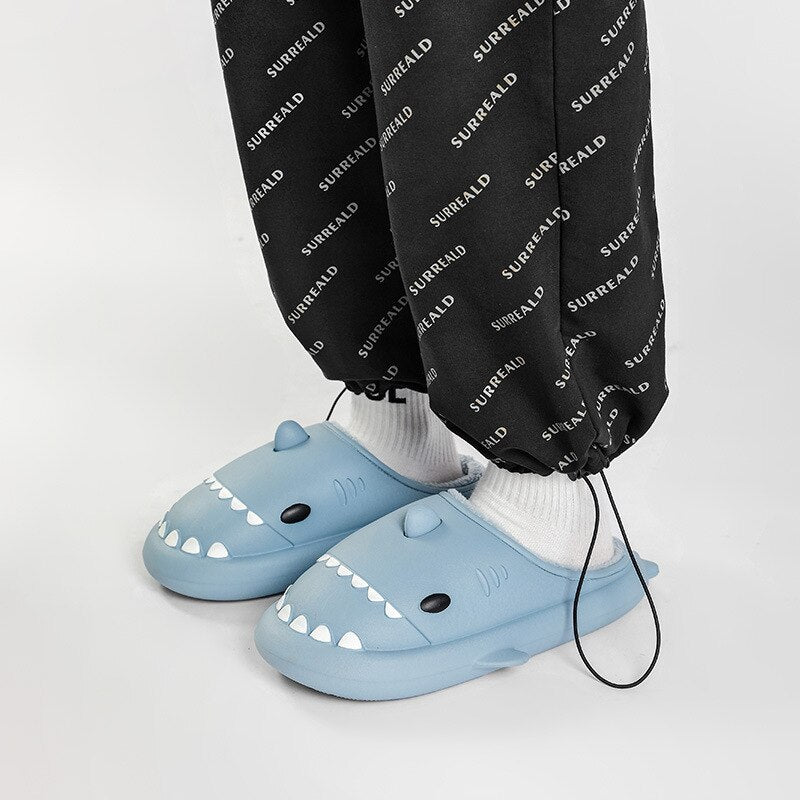 Shark warm slippers