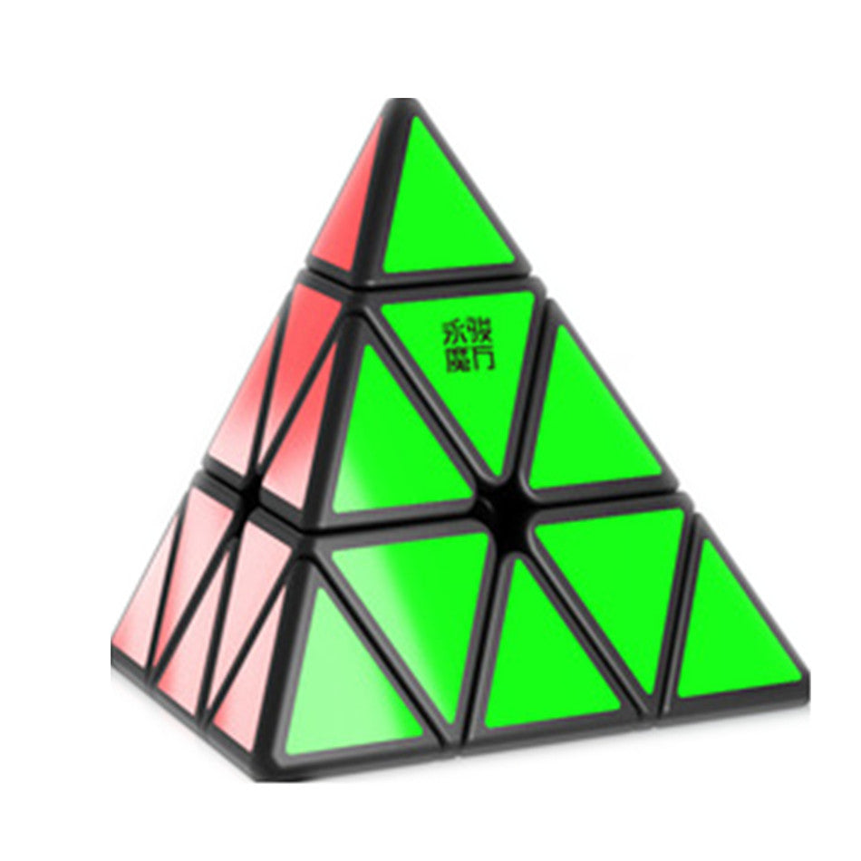 Magic pyramid cube magnet toy