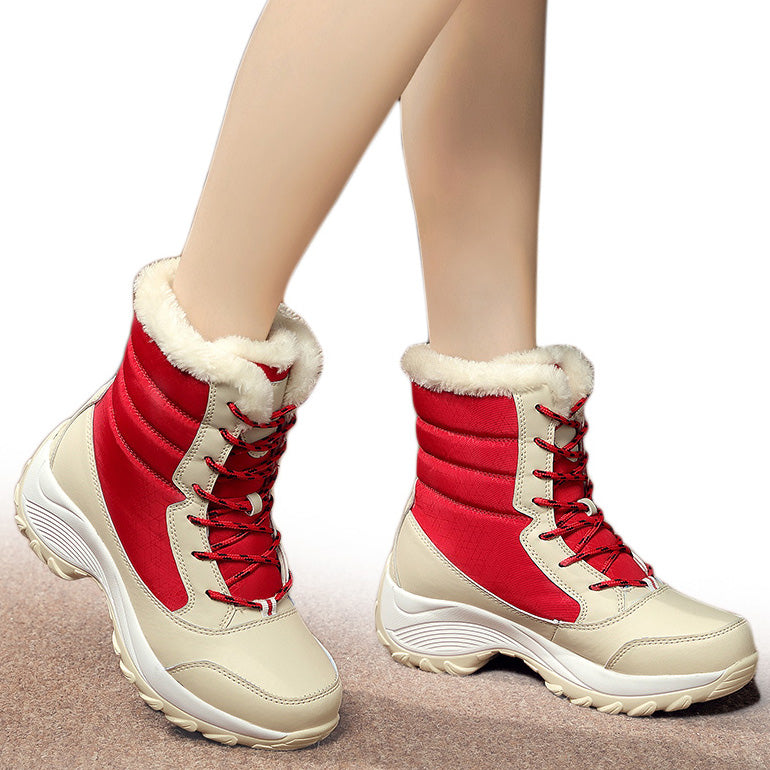 Snow plush warm waterproof boots