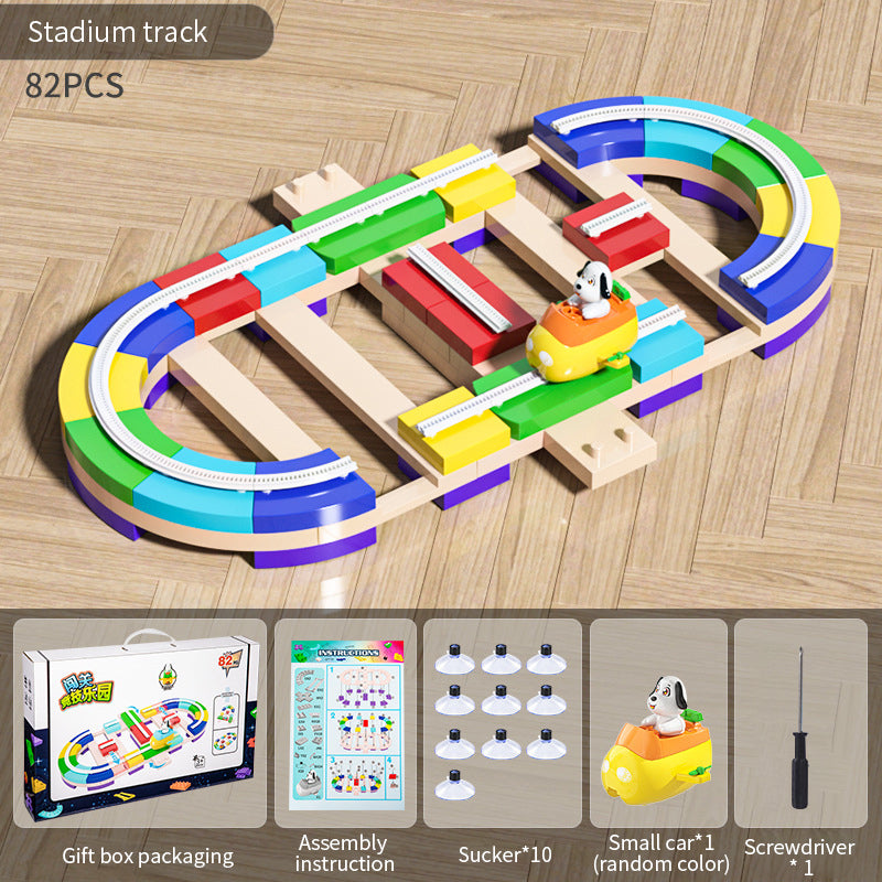 Children's electric track toys