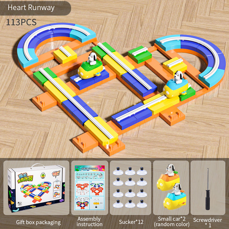 Children's electric track toys