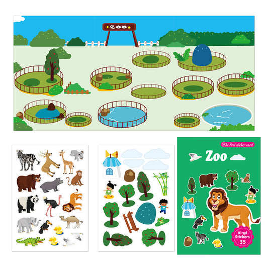 Children's stickers books DIY toys