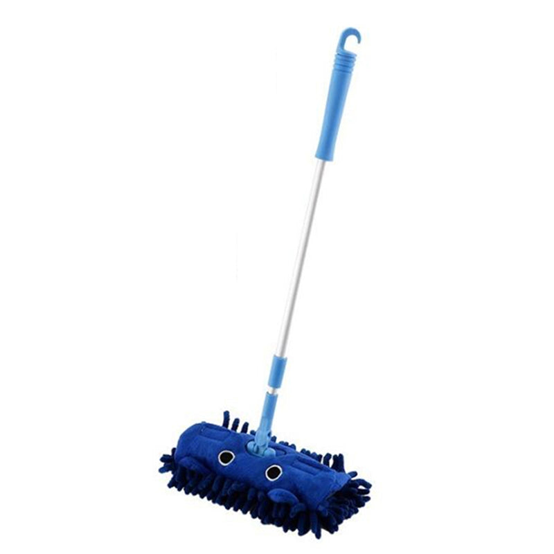 Children's retractable floor cleaning tool sweeping