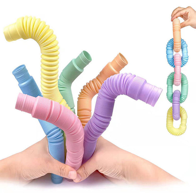 Pop up tube sensory toy decompression toy