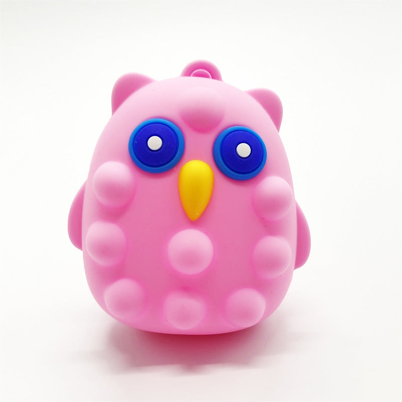 Children's sensory owl decompression soft toy