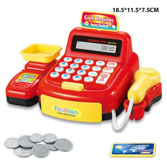 Children's analog electronic cash register toys