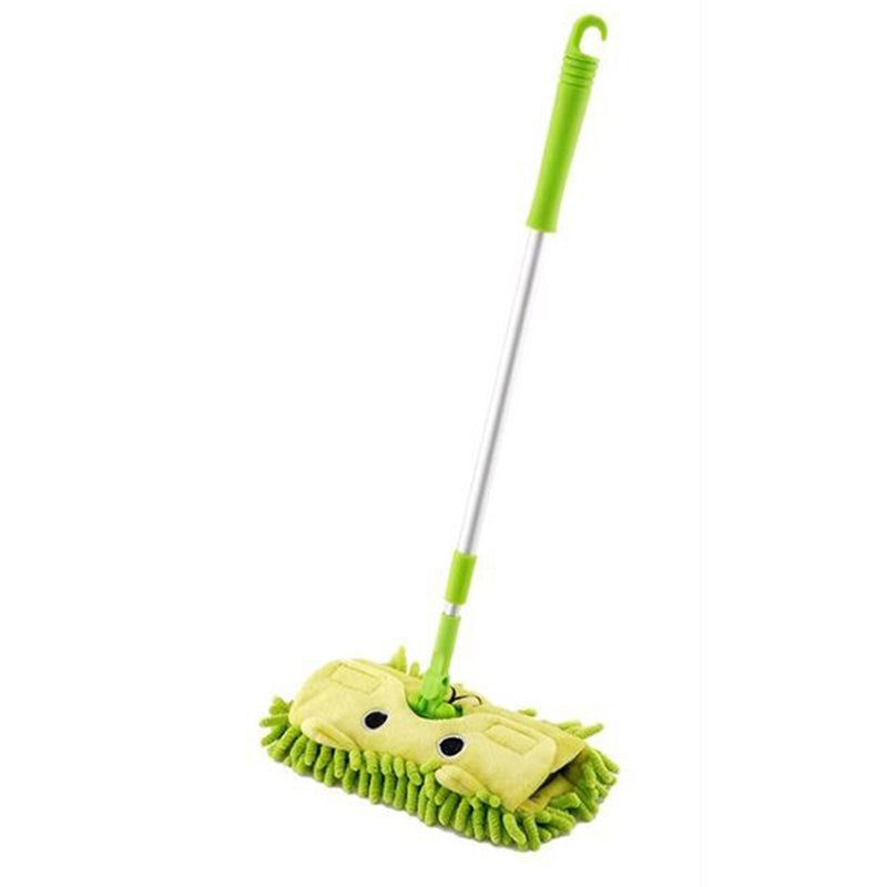 Children's retractable floor cleaning tool sweeping