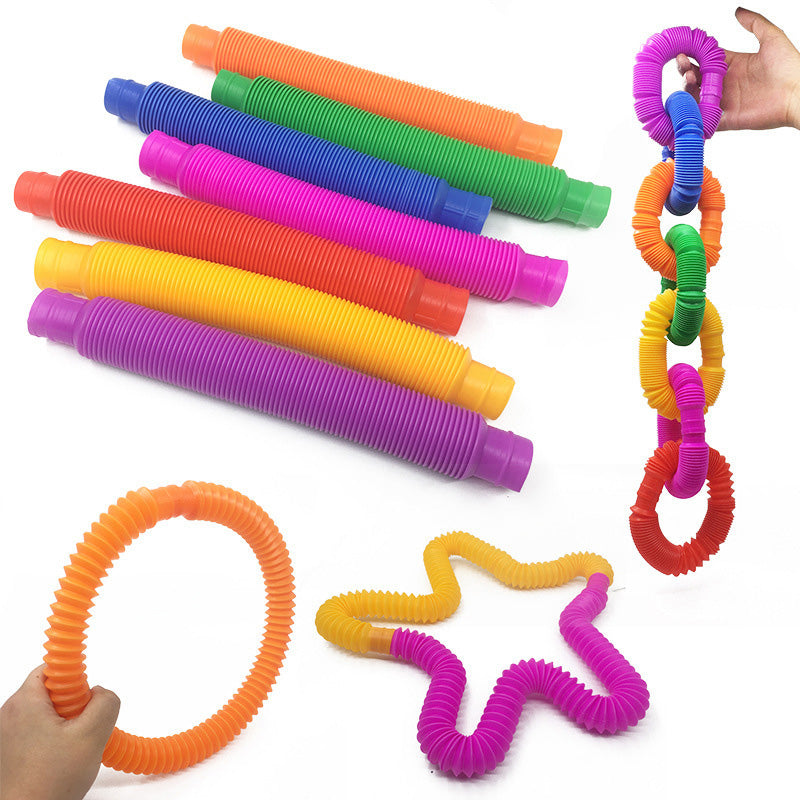 Pop up tube sensory toy decompression toy