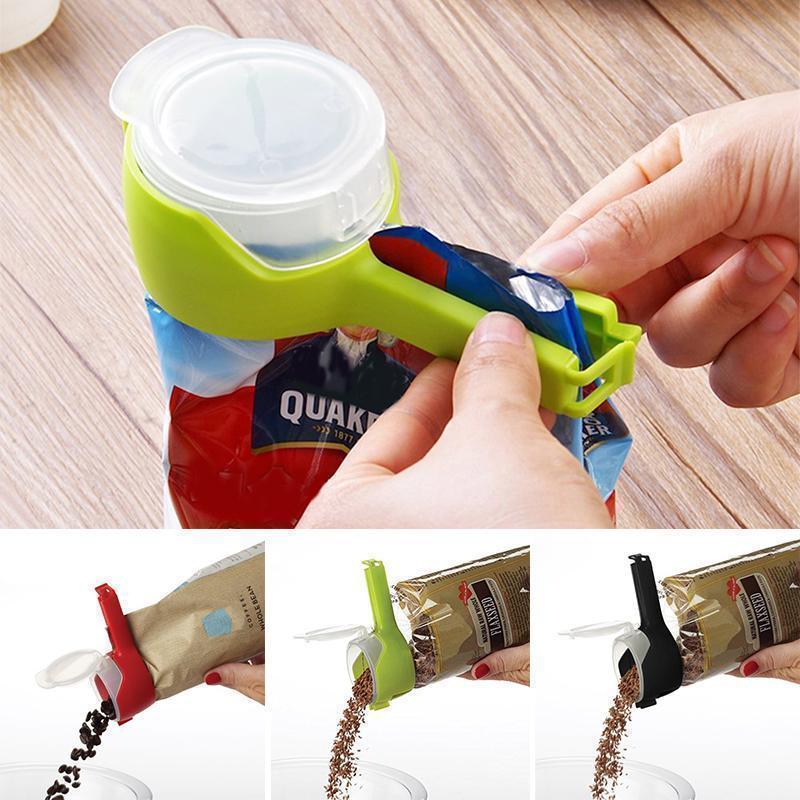 Seal Pour Food Bag Clip