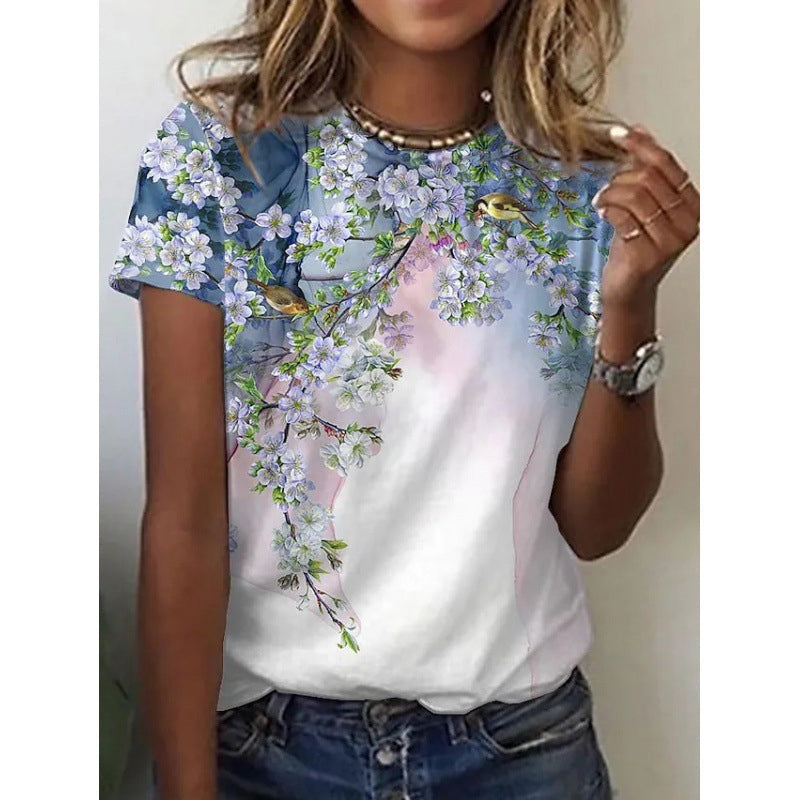 Women's Casual Painting T-shirt