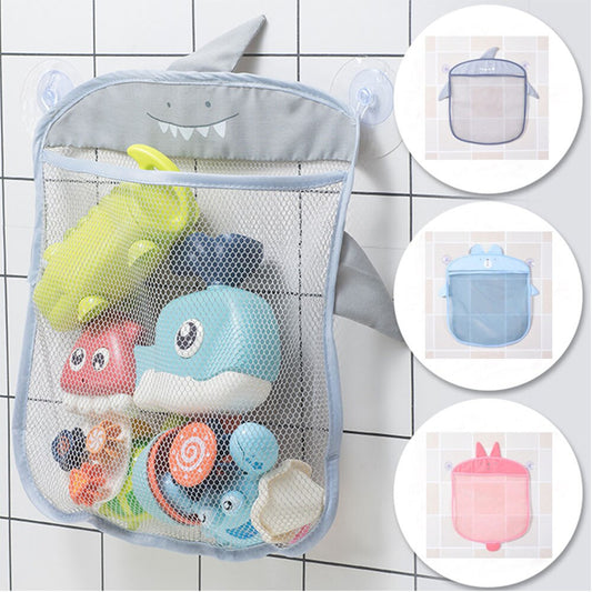 Cartoon children's bathtub toy net bag