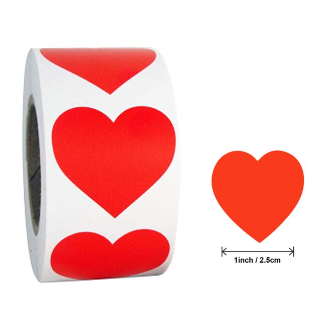 Colorful heart circle sticker graffiti sticker