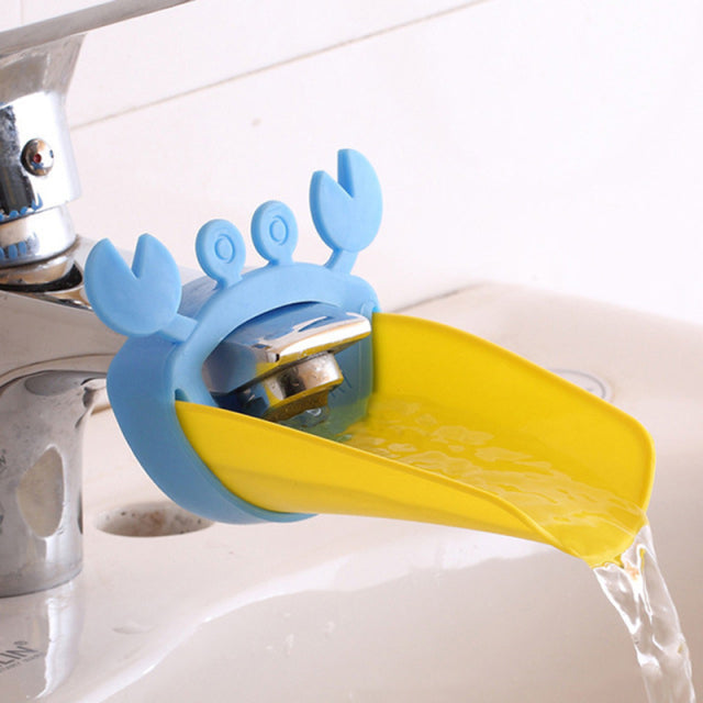 Cartoon faucet expander cleaning assistant toy