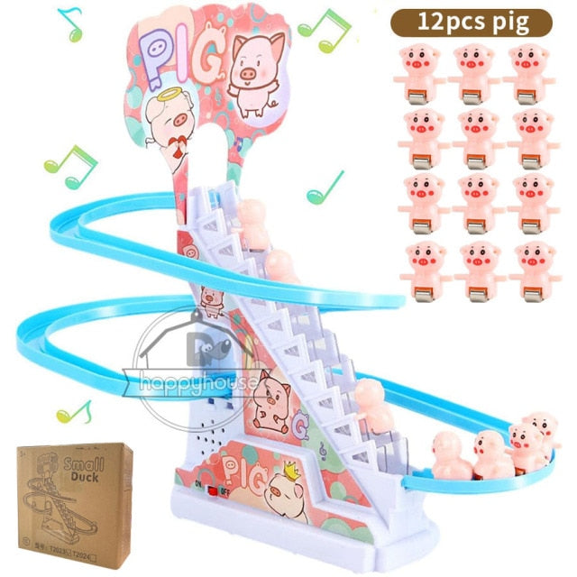 Children's electric stair climbing toy