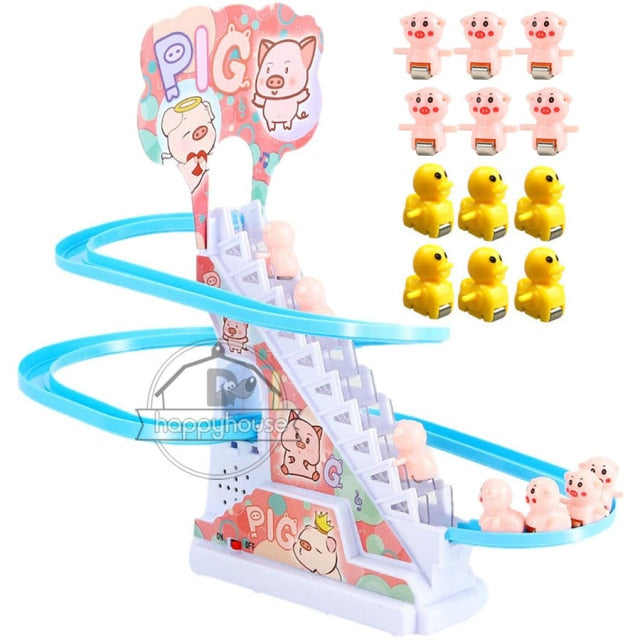 Children's electric stair climbing toy