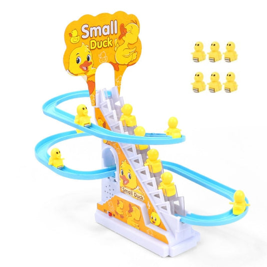 Electric duck stair climbing toy