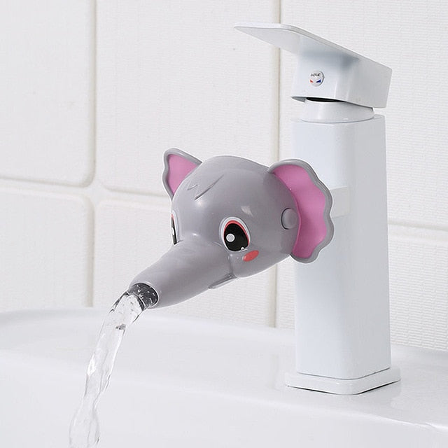 Cartoon faucet expander cleaning assistant toy