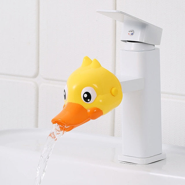 Cartoon faucet expander cleaning assistant toy