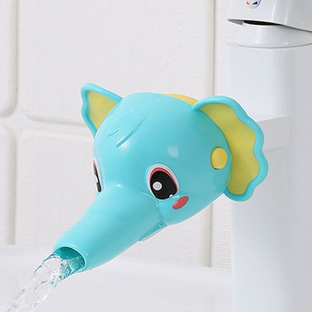 Cartoon faucet expander cleaning assistant toy