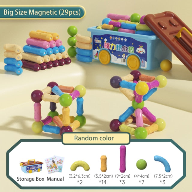 Constructor set magnet ball puzzle toy