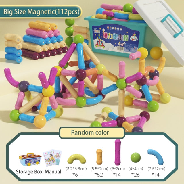 Constructor set magnet ball puzzle toy