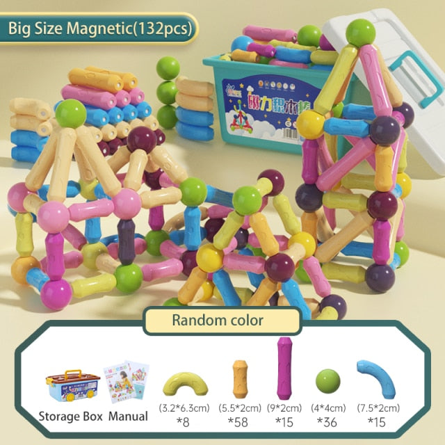 Constructor set magnet ball puzzle toy