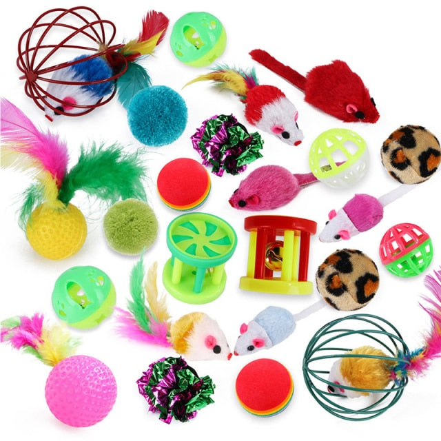 Pets Cat Toys Mouse Shape Balls Shapes Kitten