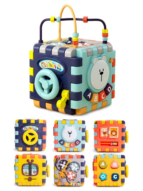 Children's music light puzzle box toy