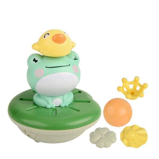 Bath toy frog floating rotating baby toy